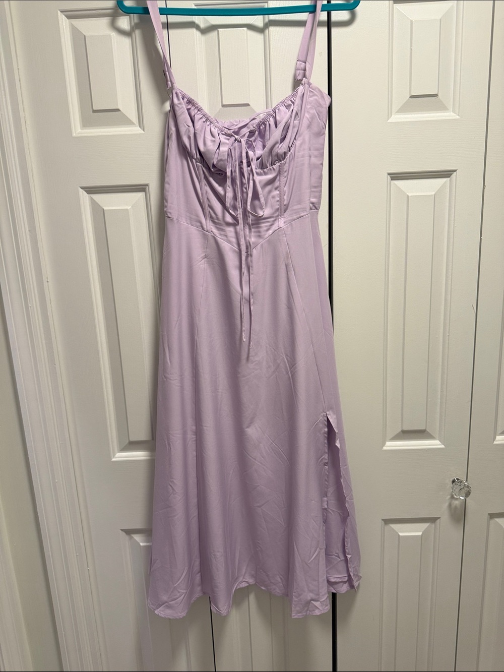 SHEIN Lavender Midi corset Dress